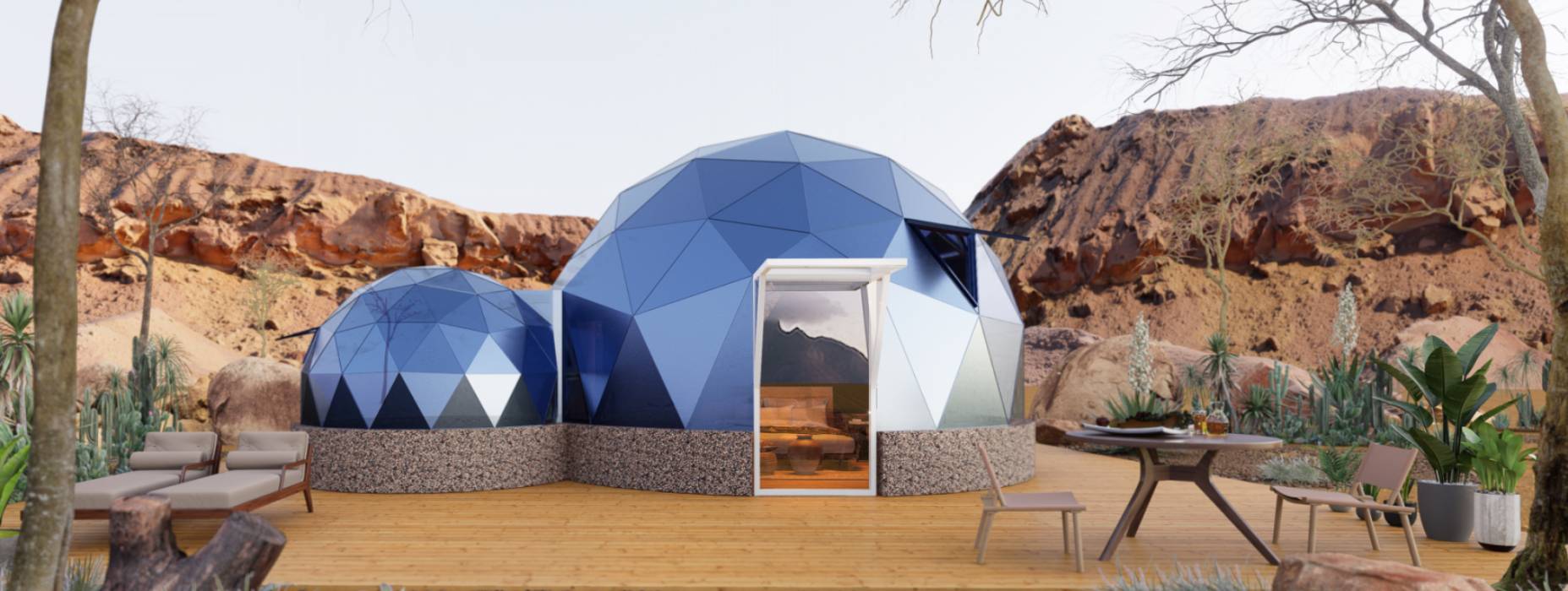 铜官山区球形智能光伏玻璃星空房